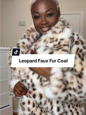 "Leopard faux fur dreams 🐆✨ Cozy, chic, and ready to roar! #LeopardCoat #FauxFurFashion #StatementPiece" #coat order from @_melodyscloset 