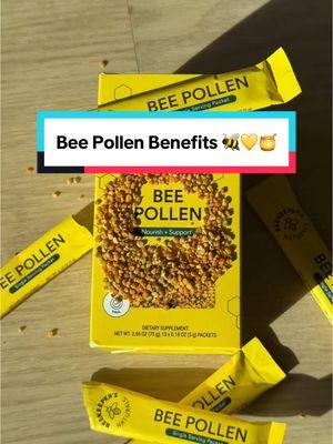 2025 is the year of never leaving the house without nature’s multivitamin 🐝 #beepollen #beepollenbenefits #wellness 