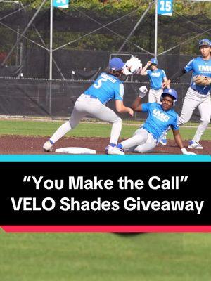 Umpires? You Make the Call! VELO Giveaway #giveaway #baseball #shades #trending #fyp #foryou #baseballlife #thebullpentraining #umpire #sunglasses #viral 