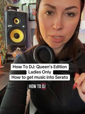 How To DJ: Queen’s Only Edition - this covers how to get your music into Serato so you can start playing. Drop any questions below! #djcatwalk #dj #howtodj #djtips #femaledj #djs 