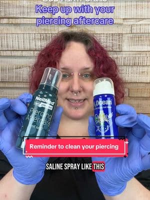 Stay on top of your piercing aftercare in the new year! Pick up some cleansers from our site! #bodyartforms #bodyjewelry #altjewelry #piercing #piercingtok #piercingaftercare #cleanpiercing #newpiercing #piercingcheck  Piercing aftercare How to clean piercing How to clean new piercing How to clean fresh piercing  Saline for piercing