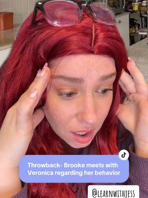 Replying to @melmod another throwback! Brooke meets with Veronica regarding her behavior. #skit #bakeryskit #workmeeting #throwback 