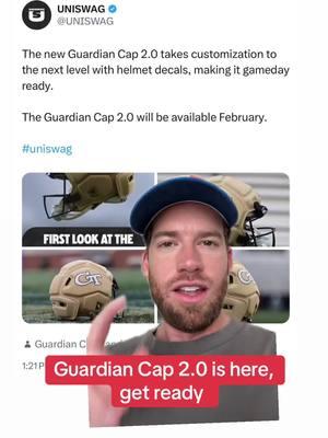 Will this new version of Guardian Caps catch on more than this year’s version?! #guardiancaps #nfl #CollegeFootball #uniswag #nfluniforms #footballhelmet 