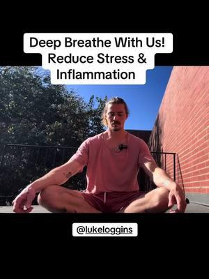 Feeling stressed or in a flare? Gently coax  your body out of fight or flight… Deep  breathing practices are incredibly effective for immediately regulating your nervous system, reducing pain and reclaiming stability…. Thank you @luke loggins! You can Find Luke on Instagram 💫 #d#deepbreath#f#fightorflight#n#nervoussystemregulation#f#flare#b#breathe