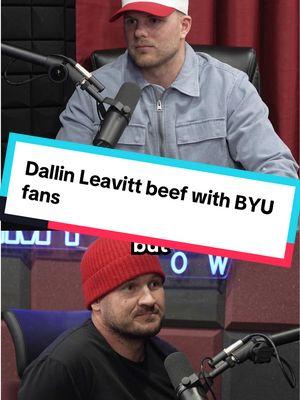 Dallin Leavitt breaks down his beef with BYU fans #byu #brighamyounguniversity #byufootball #football #dallinleavitt #nfl #utahstatefootball #utahstate #beef 