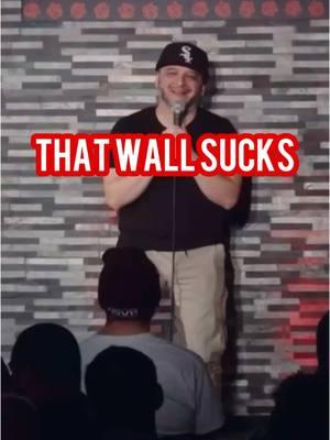 I know some vatos that’ll build that border wall on the cheap! 🧱😂 #borderwall #mexico #unitedstates #trump #jokes #standupcomedy #fyp 