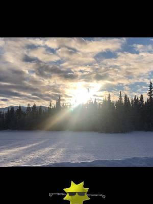 Been hiding away behind the horizon and cloudbanks since November 🌞🌞🌞 #alaska #winter #sun #sunshine #darkdays #snow #chugach #mountains #horizon #clouds #hide #vitamind #january #2025 #fyp #foryou #foryoupage #shegathersnomoss 