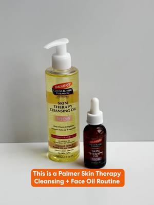 Healthy skin starts here! Palmer's Skin Therapy Face helps improves the appearance of fine lines, wrinkles and uneven skin tone. #Palmers #skincare #skincareroutine #cleanser #faceoil #vitaminE