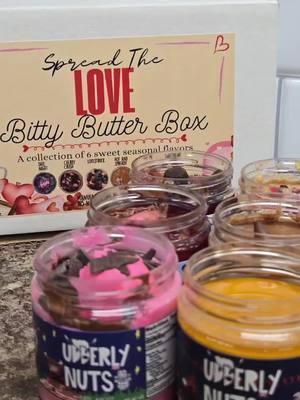 Spread The Love Bitty Butter Box is available now! Ready to sample some great new peanut butter treats?  #nutbutterlover #nutbutters  #nutbutteraddict #nutbuttershop #foodinspo #snackbreak #SnackTime #spreadlove #spreadthelove 