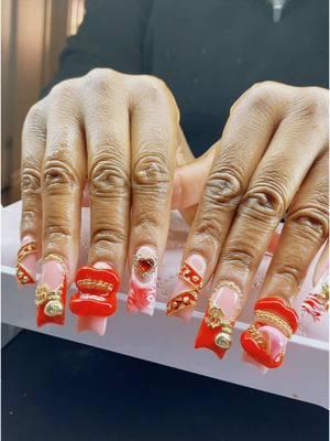 Always Playing around 😂😂 #fyp #foryoupage #nailinspo #nailart #lovenails #valentinenails #cutenailsdesign #valentinenailinspo #rednails #nailgoals #goldnails #mouthnailart #3dnailart #foryourpage 