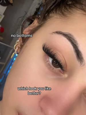 which side? #fyp #viralllllll #lashes #volumelashes #lashclusters #viralvideo #lashmap #lashtutorial #bottomlashes @bqlashes_shop 