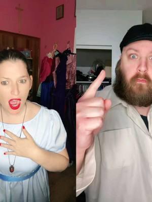 #duet with @The_ja_show #pov What have you done to your shirt, Father? #katiew1011 #tiktokbelle #tiktokbellemagicalreacts #bestofkatiew1011 #duetwithkatiew1011 #wendy #wendycosplay #wendydarling #wendydarlingcosplay #peterpan #disneycosplay #disneyadult #cosplay #georgedarling 