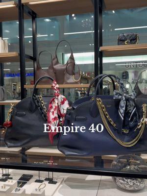 Looking for an empire 40 in black or navy? Send us a text at 781-343-7119 ✨ @Coach #coachny #coachretailemployee #handbags #handbagtiktok #handbagcollection #handbagaccessories #coachbag 