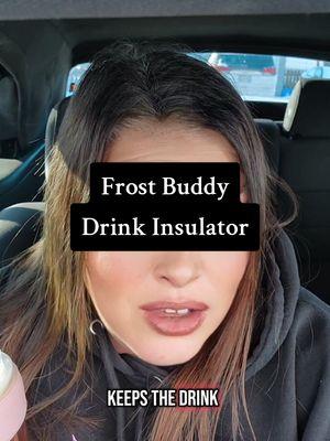 I use my frost buddy drink insulator anytime I get a to-go drink now. It just makes sense to keep it from sweating all over and watering down my drink from the ice melting.  Plus it works the same way to insulate hot drinks AND it has an extra lid for my drinks that don't have their own cup! #frostbuddy #togobuddy #drinkinsulator #coffeeinsulatedcup 