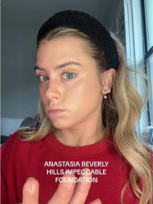 a new foundation release has entered the chat 👀 not sure what type of sorcery is in this foundation but the skin is looking like perfection and it covered every ounce of redness, texture, pores, acne literally everything. @Anastasia Beverly Hills I’m veryyyy impressed. 🤭 it is 🔗 with the shade in my L T K & Tik Tok shop.  #anastasiabeverlyhills #abhbrows #abhholiday #abhsbd #abhtts #abhlipvelvet #abh #impeccablefoundation #abhimpeccablefoundation #abhimpeccable #newmakeupproduct #newmakeuprelease #newfoundationalert #foundation #foundationreview #foundationtutorial #makeuptok #productreview #beautyhacks #makeuphacks #makeuptips #anastasiabeverlyhillsfoundation Anastasia Beverly Hills impeccable foundation, foundation, makeup, skin base, foundation for acne prone skin, foundation for sensitive skin, full coverage foundation. 