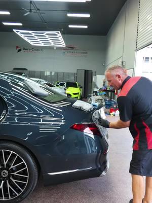 This is how you do it. We do it over 2000 times a year at our detail center in Naples Fl. save time and save money! dura-coating. com #ceramiccoating #ceramiccoatings #detailingcars #detailers #detailer 