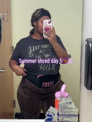 DAY 5! Who wants to join #fypシ #gymbaddies #summershred #pcos #plusize 