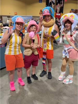 Big thanks to all the Chopper friends I made at ALA! #onepiececosplay #chopper #chopperonepiece #choppercosplay #animelosangeles 