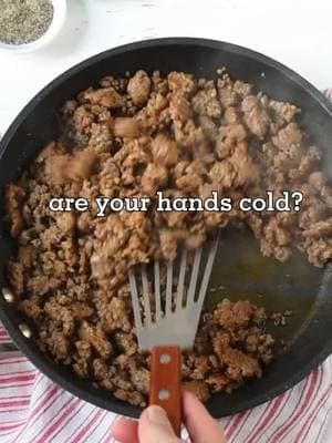 if it helps, this is our hot sausage cookin’ in that skillet! What recipes do you cook up to keep warm on cold winter nights? #swaggertysfarmsausage #winterecipes #comfortfood #southerncooking #castironcooking 