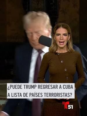 ¿Cómo podría Trump regresar a Cuba a la lista de países patrocinadores del terrorismo? Estos son los 3 pasos que tendría que seguir el presidente electo para revertir la decisión de la administración Biden. #trump #cuba #biden @alemoli51