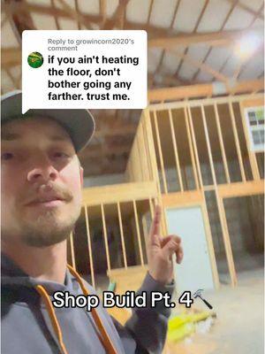 Replying to @growincorn2020 is spray foam good? #ShopBuild #Framing #NewConstruction 