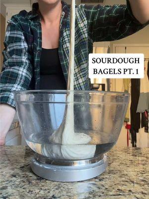 Replying to @Samantha Sliger Mixing up @Jesha’s bagels with all of you in honor of National Bagel Day! You can find the full written recipe on her website #sourdough #sourdoughbagels #nationalbagelday 