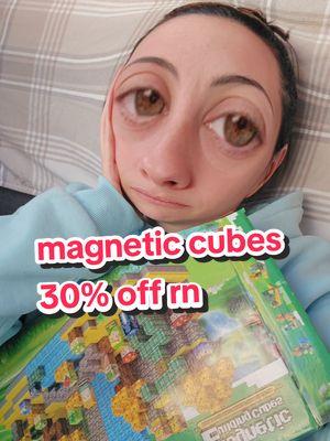 ✨ Unleash your child's creativity with these magnetic building cubes! ✨  🧲 100 pieces for endless possibilities! 🏗️ Perfect for Minecraft lovers and budding builders. 🧱 Ages 4+ 💰 30% off! #magneticbuildingcubes #kidsactivities #toys #sale #Minecraft #building #creative