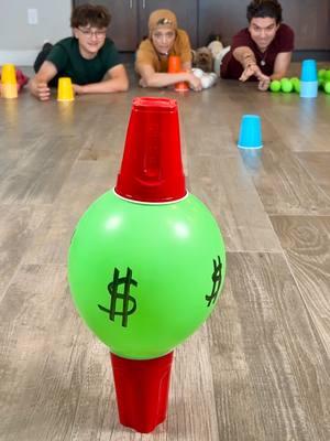 Ready, Set, SOAR! #originalgame #familychallenge #balloon #cups