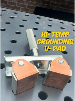 The Hi-Temp Grounding V-Pad is built for high-temperature applications, offering durability and dependability for your grounding tasks. Its specialized design ensures excellent grounding performance, prioritizing safety and efficiency in any setting. Rely on its superior construction and reliable performance for all your grounding needs.  Part # GMV300 . . . #groundingsolutions #weldingclamp #weldinglife #welderlife #weldingtable #weldlife #weldernation #handytools #weldingtools #weldermusthave #buildprotable #stronghandtools #tooladdiction #tooljunkie #newtools #toolsyouneed #metalwork #cncmachining #weldernationarmy #tigwelded #weldaddicts #joinery #equipment #ironworkers #tiglife #weldingshop #pipewelder #machineshop 