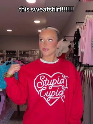 I love this sweatshirt! #fyp #sweatshirt #antivalentine #stupidcupid #ValentinesDay #viral #trending #cute 