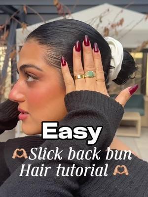 How to achieve the viral sleek bun: DART Pomade Stick 🎯 Hit the mark with DART to tame flyaways, sculpt and polish. #randco #healthyhair #sleekbun #hairtok #hairproducts #sleekhair 