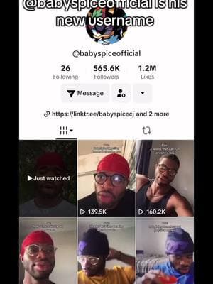 Bro used to make some funny skits incase you aren't too familiar with this user or u never seen his content. Babyspiceofficial is his username. #accountbanned #babyspice #tiktok 