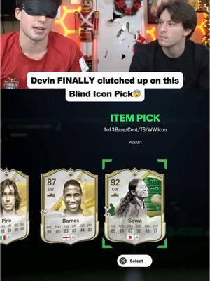 Bro gotta give a motivational speech every time now😭 (Twitch- Devin_caherly)  #devincaherly #devinanddylan #funny #fifa #fc25 #iconpick #sawa 