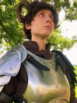 When a younger sibling needs some advice  #cosplay #satyr #fantasy #costume #armor #fae #faetok #storytime #dnd #dndtiktok 