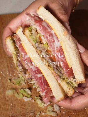 Turkey Italian Sammich 10/10 finally finishing up the last of these Italian meats and the toasted slice & soft slice are game changers. <3 Follow my IG & YT for more recipes. LINK IN BIO #italianfood #sandwich #turkeyclub #fyp #foodtiktok #italiansandwich #foodreview #blacktiktokcommunity #blackgirlfollowtrain 