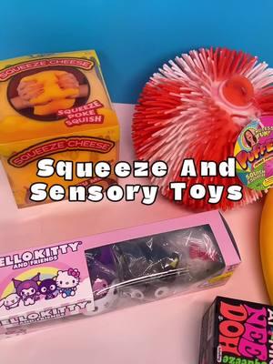 squeeze some cheese (say that 10x fast!) 🧀 so many new squeeze & sensory toys just dropped! #squeezetoy #squishtoy #sensorytoy #fivebelowfinds