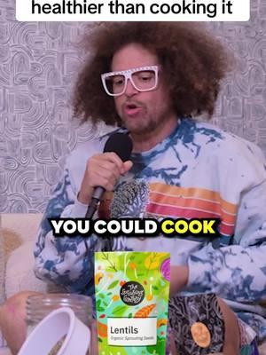 Why eating raw sprouts is healthier than cooking it. #dougevans #sproutwiz #sprouttok #sprouting #vegantok #sproutingseeds #fyp #foryou @Redfoo The Dude 