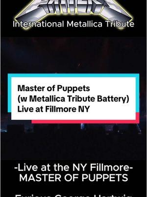 Playing Master of Puppets as Hetfield live with @metallica Tribute band Battery at the New York Fillmore #masterofpuppets #metallica #tributeband #cover #fillmore #espguitars #80sthrash #jameshetfield 