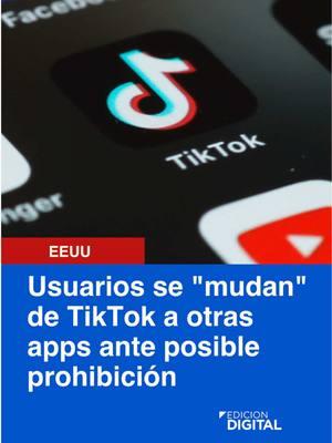 📱 Usuarios de Tiktok se están “mudando” a otras aplicaciones ante la posibilidad de que la Corte Suprema la prohíba el próximo 19 de enero. Andrea León nos explica. 📺 No te pierdas el Noticiero Univision #EdicionDigital de lunes a viernes a las 12pm/11C por Univision. #TikTok #CorteSuprema #EdicionDigital 