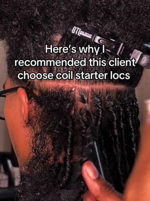 Which method did you choose? #starterlocs #starterlocsjourney #starterlocstyles #houstonloctician 