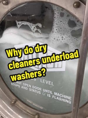 Replying to @iamtahima why do dry cleaners underload washers? #why #explained #howto #interesting #drycleaning 