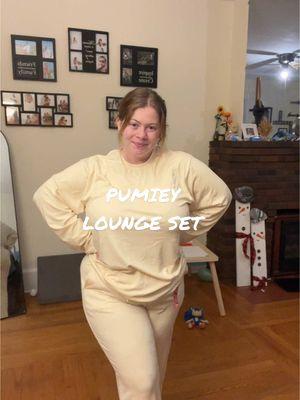 Stretchy, comfy & cozy lounge sets are my FAV 😍 #pumiey #tts #pumieyloungewear #loungewear #MomsofTikTok 