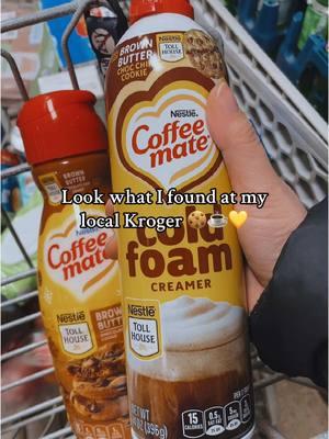 Calling all my iced coffee lovers! 🤩🍪☕️🤍#sahmsoftiktok #icedcoffee #coldfoamathome #krogerfinds #icedcoffeetiktok #coffeemate #coldfoamcreamer #coffeetiktok 