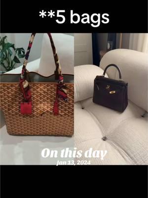 5 bags last year to now 🤯 goyard geek to Hermès homie #onthisday #goyard #hermes #youonlyneed5bags #fyp #goyardbags #hermesbags #bagtok #hermesbirkin #hermeskelly #hermesminikelly #goyardstlouis #goyardartois #goyardguru #goyardstleger #goyardsaintleger #goyardsaigon #goyardnanosaigon #goyardjetblacknanosaigon #fyp #bags #handbags #designerbags #downsizing #designer #duet #goyardguy #hermeshomie #goyardgang #goyardine #goyardgays #goyardgeeks 