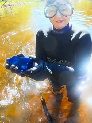 Check out this fun cleanup dive that Christie Barlament and I did in the Peshtigo River in September 2024!  Thousands of people float down this portion of the river each year, and we were very surprised that we didn’t find a bunch more litter, but we had a decent haul.  The cleanup started out a little slow, but like always, it picked up towards the end.  Christie was very patient with me and I’m VERY thankful she came with me to help clean up our waterways in the Midwest! ❤️ I also found my first, fully intact, blue bottle! How neat is that?! 😃👍 #scubadiving #peshtigoriver #porterfield #wisconsin #fun #laugh #Outdoors #underwater #sunnyday #cleanup #bottles #litter #fyp 