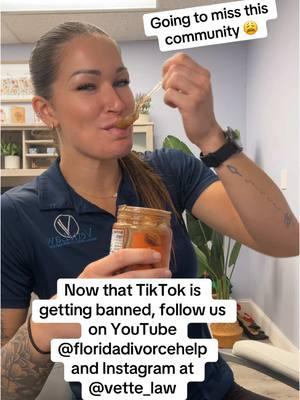 I cannot believe this is happening- please follow us on YouTube and Instagram for your divorce and custody tips! #vettelaw #divocetips #notgoodbye #tiktokban 