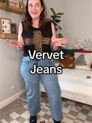 Picked up some new jeans from @Emma Lous Boutique I’m loving these vervet jeans #vervet #vervetjeans #tummycontrol #tummycontroljeans #widelegjeans 