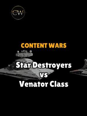 Star Destroyer vs Venator #starwars #starwarstiktok #jedi #clonewars #clones #venator #contentwars