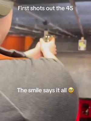 She was feeling herself 🥹 #practicemakesperfect #legal #range #p80 #builtnotbought #ghost #fyp #2a #pro2a #9mm #fypシ #2a #foryoupage #blowthisupforme #viralvideo #ar #arp #bang #indoorrange #fun #practice #1911 #ww1 #ww2 #45 #45acp #acp