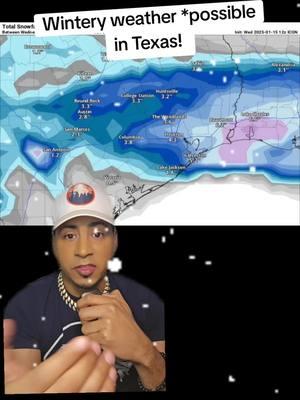 Will there be wintery weather in Texas? This is not a forecast but a view of what some models are saying. #news #foryoupage #foryou #weather #weatherreport #weatherupdate #snow #storm #ice #cold 